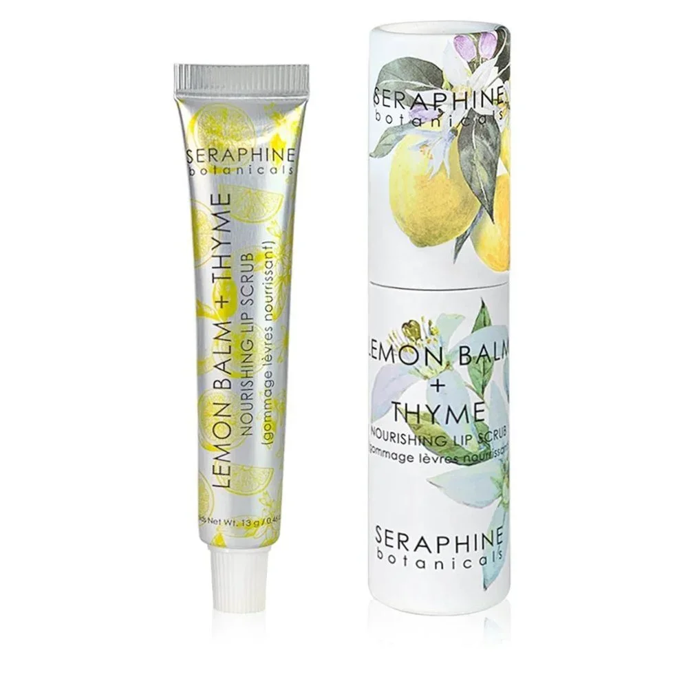 Lemon Balm + Thyme - Nourishing Lip Scrub